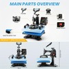 AKEYDIY 12" x 10" Heat Press Machine for T Shirts