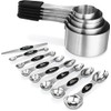 Magnetic Measuring Cups & Spoons Set, 5 Heavy Duty Cups,8