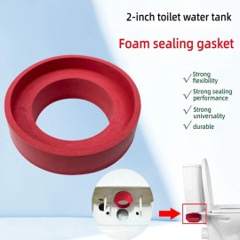 Essential Robust Quick-Install 2-Inch Split Toilet Tank Foam Sealing Rubber Ring