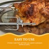 HANABASS 1 Set 3 Pronged Stainless Steel Rotisserie Forks Turkey