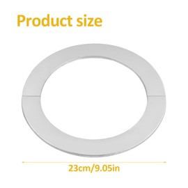 Rosettes Cover for Pipes, Stove Pipe Rosette 160 mm Hole Diameter, Stainless Steel Cover Rosette Pipe Cover, Valve Cap, Rosette, Pipe Covers Rosettes