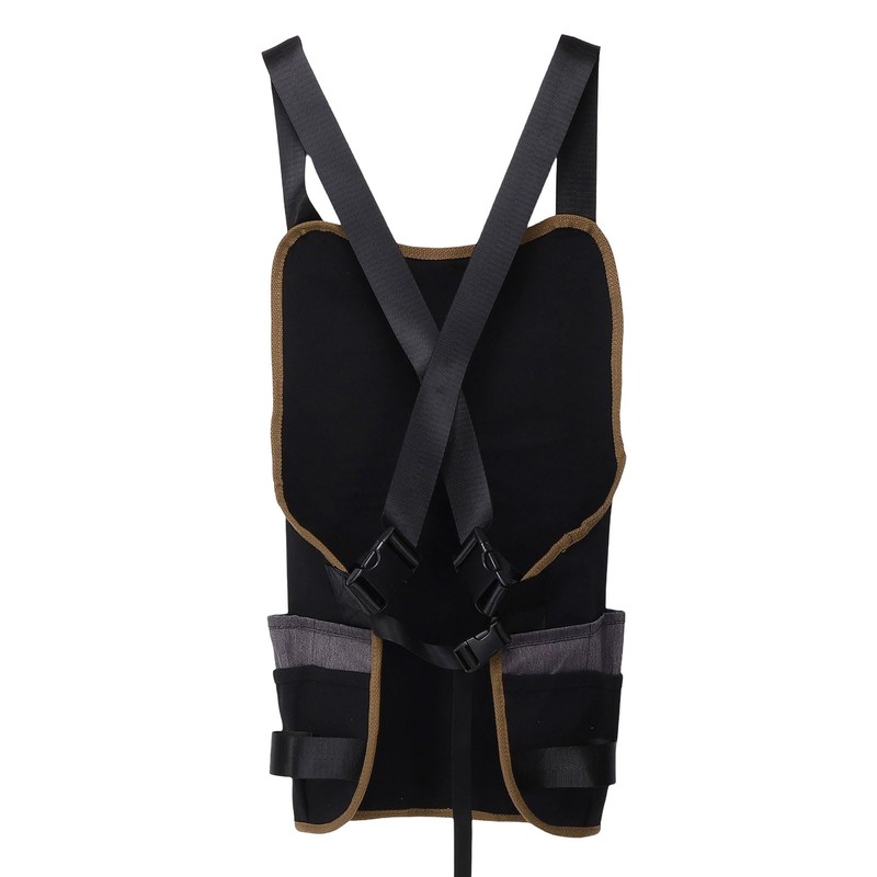 sourcing map Canvas Work Tool Apron 22.8"x22" Adjustable Belt Workshop