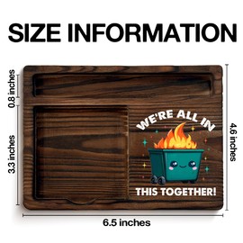 Funny Dumpster Fire Office Desk Decor Funny Gag Gifts for Coworkers Boss Employee Team Dumpster Fire Sticky Note Holder Office Decor