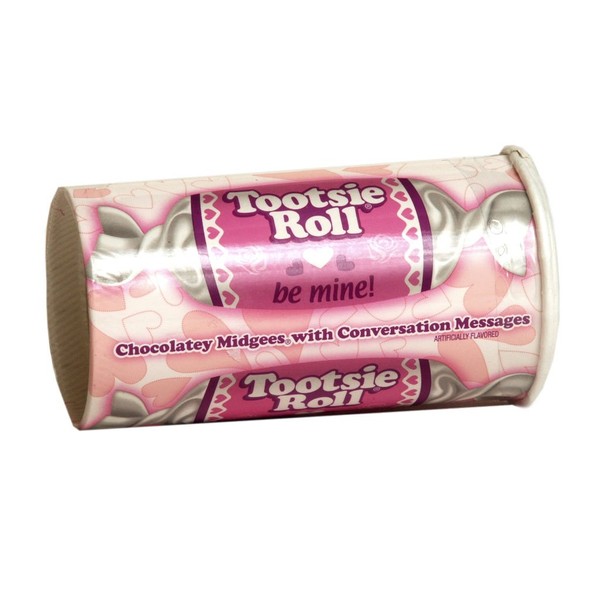 Tootsie Roll Midgees with Valentines Day Message