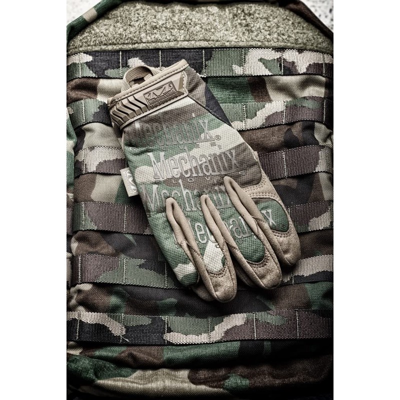 mechanix wear - original woodland camo gloves (medium, camouflage)