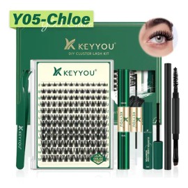 Extensiones De Pestañas Kit 144pcs Mixta Gruesa Chloe Laurel                                                                                          