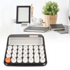 12 Digit Calculator Round Button LCD Display Calculator Detachable Auto