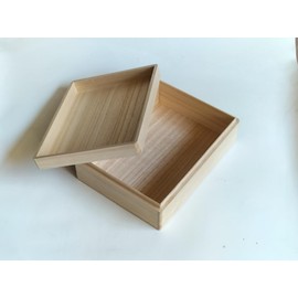 Urae Paulownia Box Medium Size, Deep Mouth, Made in Japan, 10.6 x 7.9 x 3.3 inches (270 x 20
