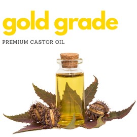 Castor Oil (16 oz| 473 ml value size) Non- GMO, 100% Pure Single Ingredient | Cold Pressed DIY Carrier Oil| Moisturizing Oil for Face, Body| Plant- Based Versatile Skincare Base for Lotion, Balms, Serums and More |By Amriel Co