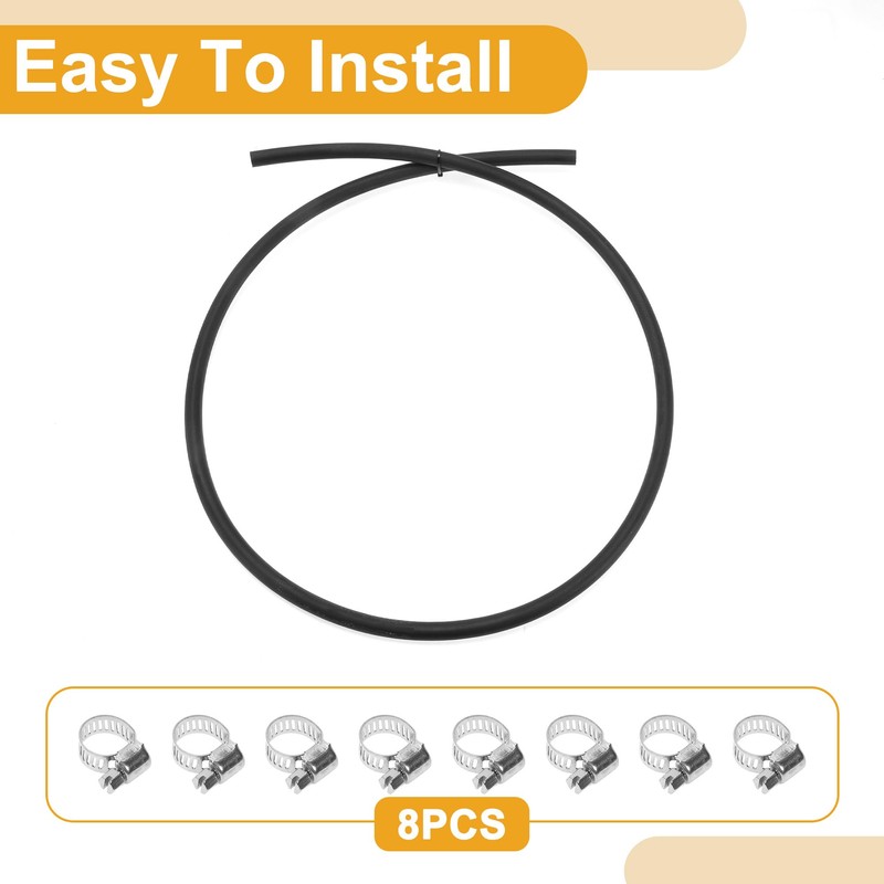 X AUTOHAUX 1/8" Fuel Line Kit 4.92ft Vacuum Hose Automotive