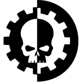 Warhammer 40k Adeptus Mechanicus Die Cut Vinyl Decal - Logo Car Window Sticker.jpg