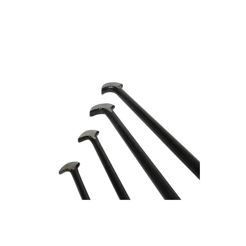 Rolling Head Heel Pry Bar (4 Piece Set)