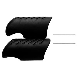 Universal 1.25" Motorcycle Crash Bar Rubber Protectors – Engine Guard Cover & Slider for Harley Dyna, Softail, Touring Models