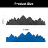 Zhizhong 7 Inch Snow Mountain Tree Emblem, Trunk Tailgate Mountains
