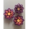 Om Gallery Capiz Shell Lotus Flower Decor Tealight Candle Holder