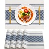 BIPASION Rustic Cotton Woven Palceamats Farmhouse Cloth Placemats Set of