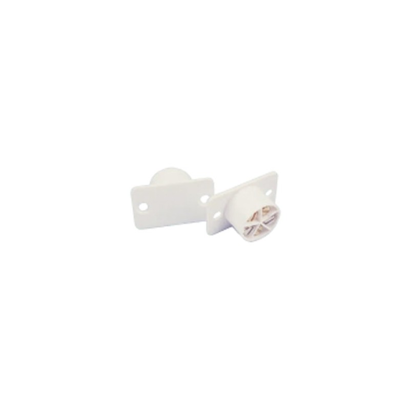 WHITE FLUSH MAGNETIC ALARM DOOR CONTACT DETECTOR BURGLAR SYSTEM REED