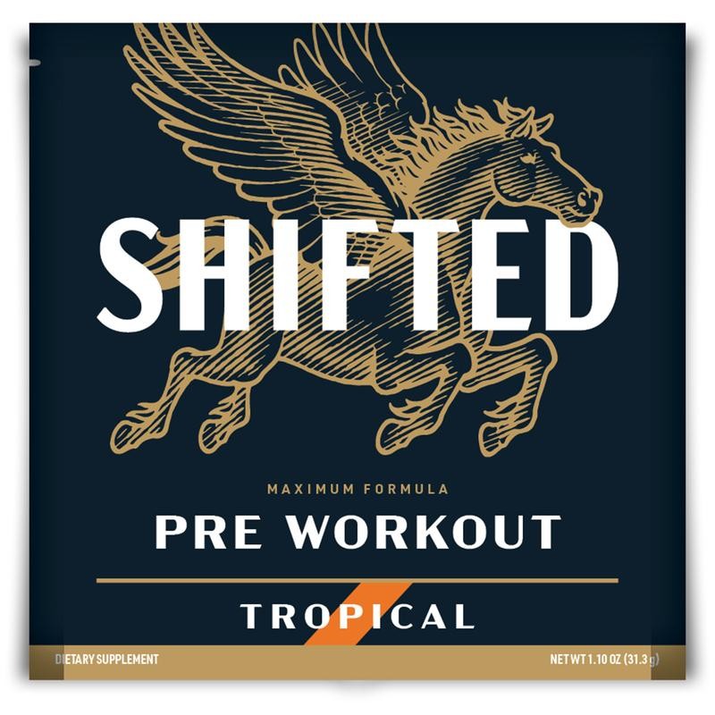 SHIFTED Maximum Pre Workout Stick Packs - Flavor: Tropical