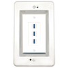 RiteAV in-Wall Cable Management Kit Recessed Outlet 3 USB-3 Wall