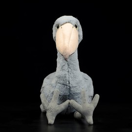 lilizzhoumax Simulation shoebill stork Plush Toy 38cm/15” Cute Realistic Stuffed Animal Wild shoebill Plush Toy Super Soft shoebill stork Plush Home Decoration Animal Toys Gift for Kids and girl