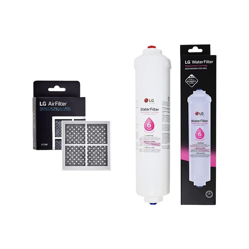 LG Genuine Part ADQ73693901/ADQ73693903 External Inline Fridge Filter with LG