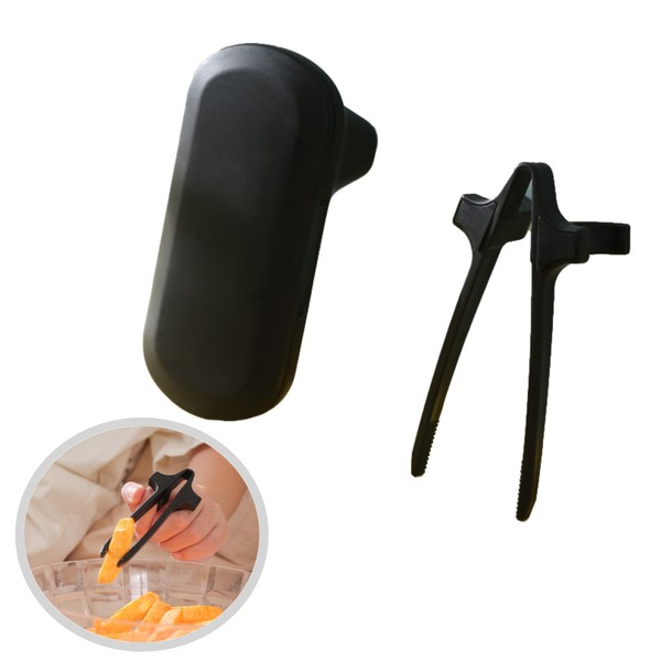 GCFTIFF Finger Chopsticks for Gamers,Reusable Finger Chips Snack Tongs U