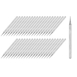 uxcell Diamond Grinding Burrs Drill Bit 3/32 Inch Shank 0.5mm Dia Ball Shaped Head Diamond Mounted Points Bit for Carving Polishing Jade Jewelry Amber Stone Beeswax Glass 40pcs