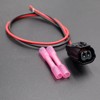 2-Pin Front Turn Signal Light Connector Pigtail Compatible with Mazda