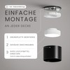 MATO Surface-Mounted Spotlight GX53 Black – Extra Flat & Modern