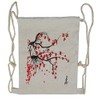 Ambesonne Sakura Drawstring Backpack, Watercolor Summer Garden, Sackpack Bag