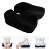 YLIEHS Memory Foam Ergonomic Seat Cushion for Comfort and Support,