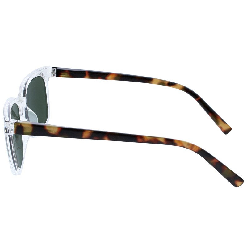 Opulize KOI Reading Sunglasses - Large Rectangular Frame - Tinted