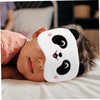 KOMBIUDA Plush Sleep Mask for Adults Cute Cartoon Panda Design