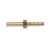X AUTOHAUX 4mm Brass Barb Hose Fitting Straight Joiner for