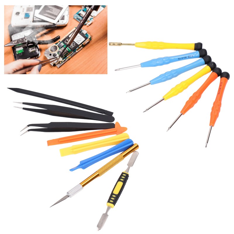 Phone Repair Tools Kit ABS Alloy Steel 14 in 1