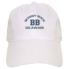 CafePress Bethany Beach Varsity Design Cap Unique Adjustable Baseball Hat White