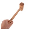 Hohopeti Wooden Jewelry Shaping Hammer Ergonomic Mallet for Jewelry Repair