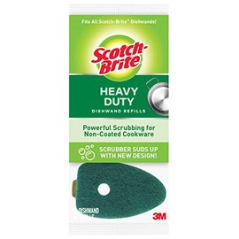 Scotch-Brite Heavy Duty Dishwand Refills, Keeps Hands Out of the Mess, 18 Refills