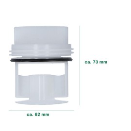 Kenekos - Lint sieve insert/foreign body trap, lint sieve compatible with washing machine Bosch/Siemens/Constructa - replaces part no. 00605010/605010, 00647920/647920