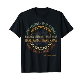 Hare Krishna Shirt Spiritual Hare Krishna Mantra T-Shirt