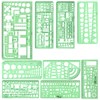 UCEC Ruler Template Architect Drafting Ruler Set Design Furniture Water
