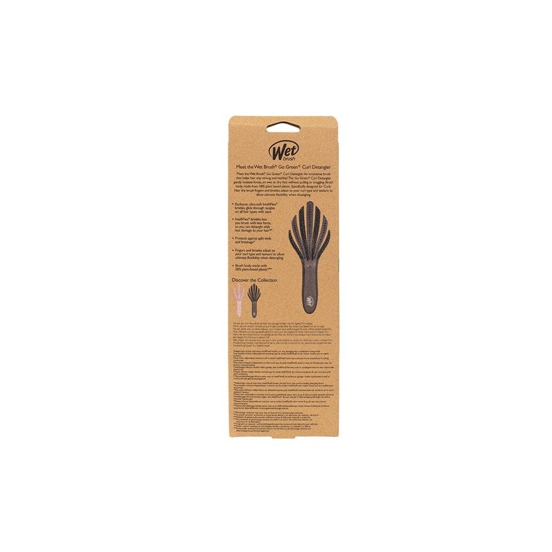 WetBrush Go Green Curl Detangler Brush - Black