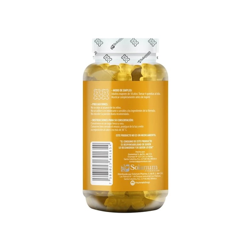Suplemento alimenticio Belabear para adultos 100 gomitas de 2.8 g