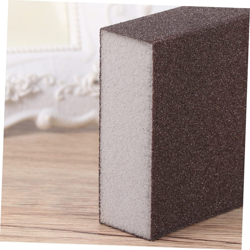 TEHAUX 4pcs Double Sided Sponge Emery Papers for Home Polishing
