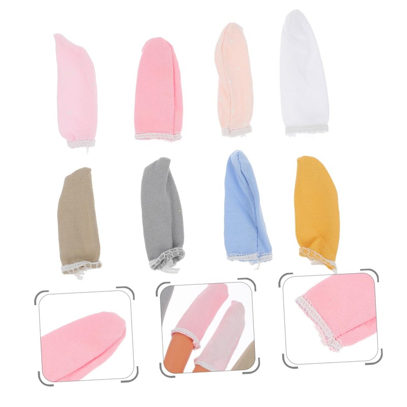 Beavorty 30Pcs Breathable Finger Cots Durable Fingertip Protector Sleeves Elastic