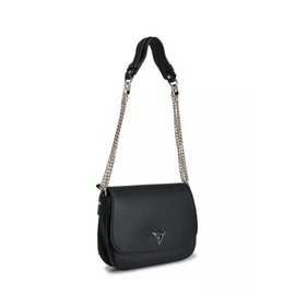 GUESS Fedora Flap Shoulder Bag, Black