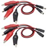 HCFeng DC 5521Plug to Big Clamp Test Cable, 12V DC