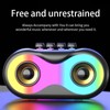 Bluetooth Speaker Portable Mini RGB Color Lights Dual Speakers Wireless