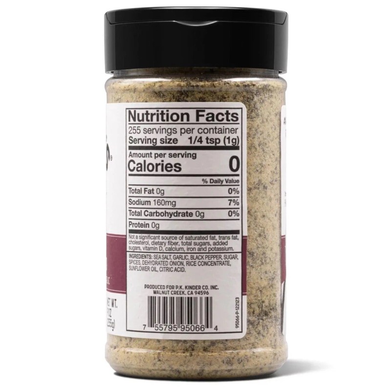 Kinder's Butcher's Burger Blend With Cracked Pepper & Garlic 9oz