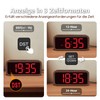 Alarm Clock Loud for Deep Sleepers, Wooden Alarm Clock with
